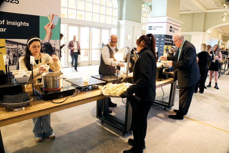 Dining at ICR Conference 2025
